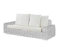 Beliani Outdoor Cushion Cover Set Forli White