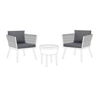 Beliani Outdoor Cushion Cover Set Gargano Grey