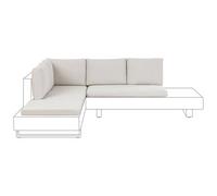 Beliani Outdoor Cushion Cover Set Lanciano Off-White