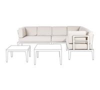 Beliani Outdoor Cushion Cover Set Rima Iii Light Beige