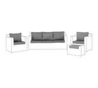 Beliani Outdoor Cushion Cover Set Roma Grey