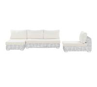 Beliani Outdoor Cushion Cover Set Varallo Off-White