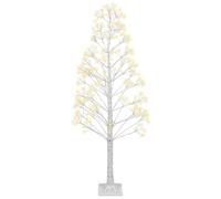 Beliani Outdoor Decoration Led Albioni 180 Cm Tree White