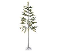 Beliani Outdoor Decoration Led Albioni 180 Cm Tree White