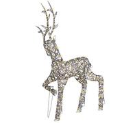 Outdoor Decoration LED HUSAVIK Reindeer 140 cm Silver