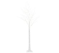 Beliani Outdoor Decoration Led Lappi Christmas Tree 160 Cm White