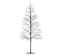 Beliani Outdoor Decoration Led Lonkari Tree 150 Cm Brown