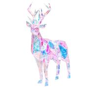 Beliani Outdoor Decoration Led Polaris Reindeer 90 Cm Multicolour