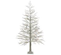 Beliani Outdoor Decoration Led Suontee 180 Cm Christmas Tree White