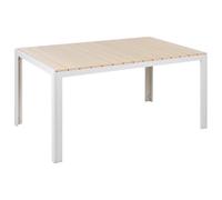 Outdoor Dining Table for 6 COMO 150 cm 90 cm Beige