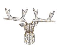 Outdoor Hanging Decoration LED NELLIM Reindeer 47 cm Black