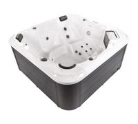 Beliani Outdoor Hot Tub With Led Tularosa White