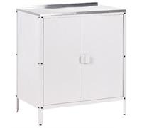 Beliani Outdoor Kitchen Cabinet Vilama White