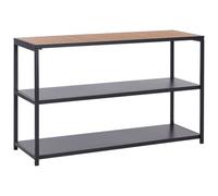 Beliani Outdoor Kitchen Island Avetrana Metal Black, Black