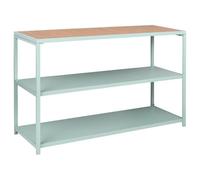 Outdoor Kitchen Island AVETRANA Light Green Metal