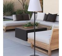 Beliani Outdoor Led Solar Floor Lamp Ip54 Waterproof With Remote, Multi-Colour, 150Cm