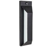Beliani Outdoor Led Wall Light Mawza With Motion Sensor Black