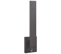 Outdoor LED Wall Light TUMMEL with Motion Sensor Black
