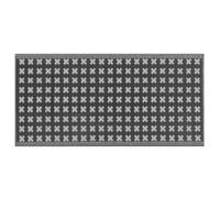 Beliani Outdoor Rug Rohtak Black 90 X 180 Cm