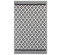 Beliani Outdoor Rug Thane Black 120 X 180 Cm