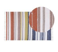 Beliani Outdoor Rug Tozakli Multicolour 140 X 200 Cm