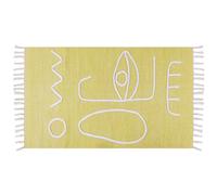 Beliani Outdoor Rug Yavu Yellow 80 X 150 Cm