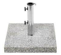 Beliani Parasol Base Cerzeto Grey Square 30 Kg, Grey