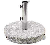 Beliani Parasol Base Cerzeto Grey Round 30 Kg