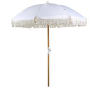 Beliani Patio Parasol 150 Cm Mondello White