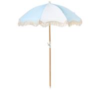 Beliani Patio Parasol 155 Cm Mondello Light Blue
