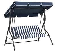Patio Swing CHAPLIN Metal Dark Blue