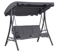 Patio Swing GARBO Metal Dark Grey