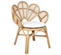 Beliani Peacock Chair Florentine Ii Rattan Natural