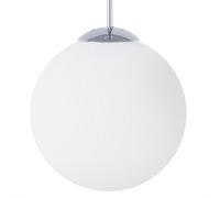 Beliani Pendant Lamp Barrow Glass White