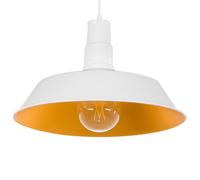 Beliani Aluminium Pendant Light White Bayou