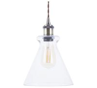 Beliani Pendant Lamp Bergantes Glass Transparent