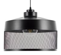 Beliani Pendant Lamp Cardener Metal Black