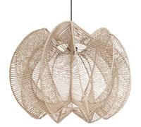 Pendant Lamp MANINGA Paper Rope Light Brown