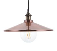 Beliani Pendant Lamp Pelly Metal Copper