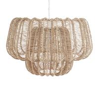 Beliani Pendant Lamp Saisi Paper Rope Beige