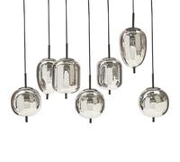 Beliani Pendant Lamp Tarlo Glass Brass