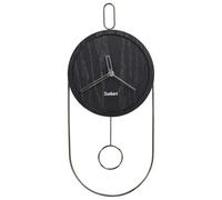 Beliani Pendulum Clock Sierre 20 Cm Black