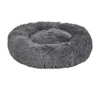 Beliani Pet Bed Kulu Faux Fur Dark Grey