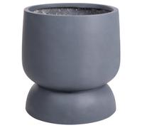 Beliani Plant Pot Araucaria 42 Cm Grey
