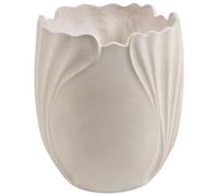 Beliani Plant Pot Arpone 44 Cm Light Beige