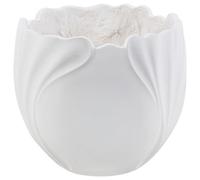 Beliani Plant Pot Arpone 44 Cm Off-White
