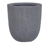 Beliani Plant Pot Chios 31 Cm Grey
