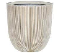 Beliani Plant Pot Chios 44 Cm Beige