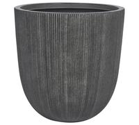 Beliani Plant Pot Chios 44 Cm Black