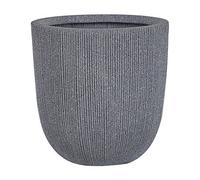 Beliani Plant Pot Chios 44 Cm Grey